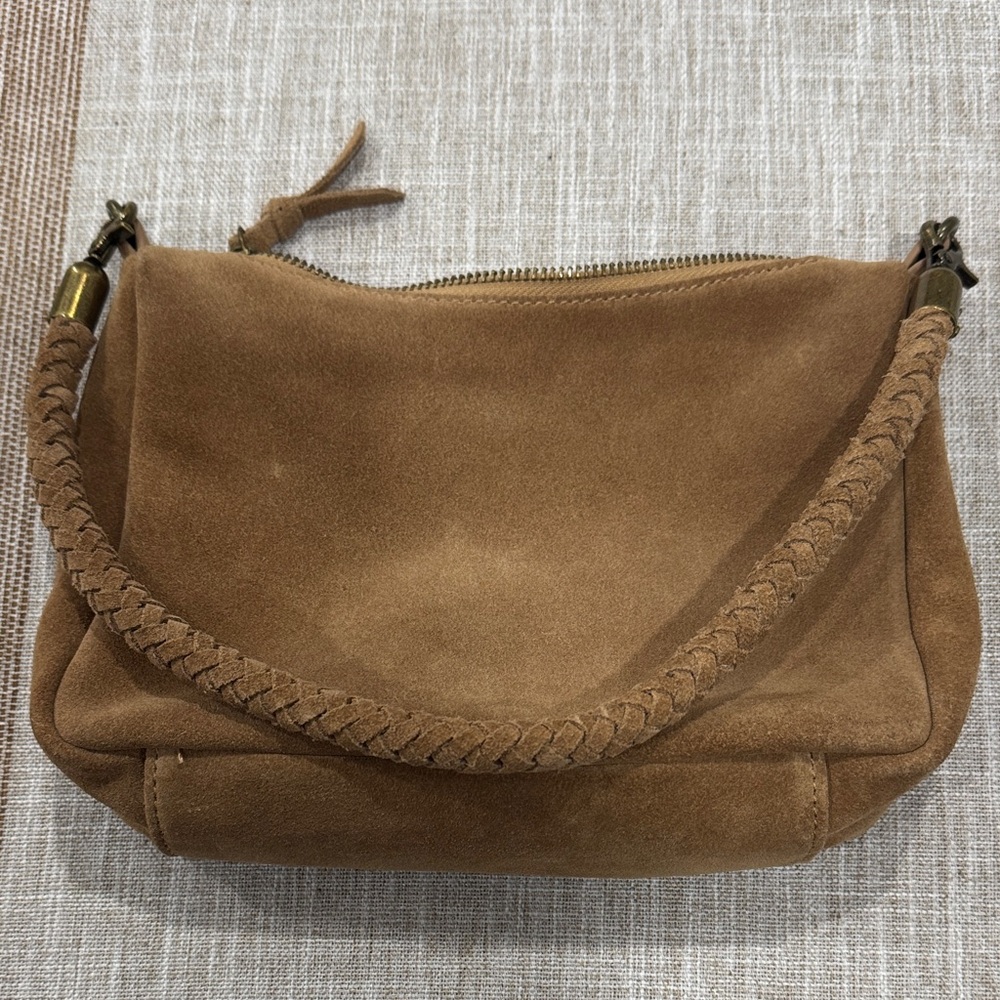 Anthropolgie Tan Suede Shoulder Bag - Picture 3 of 3